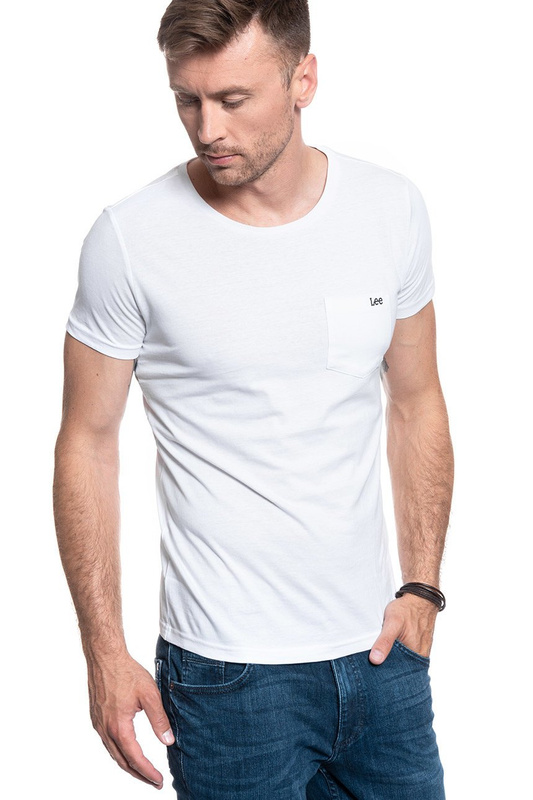LEE ELONGATED TEE BRIGHT WHITE L61KEPLJ 112113913