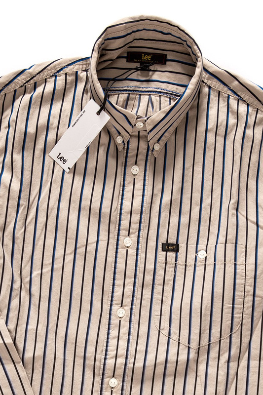 LEE RIVITED SHIRT DUST BEIGE L66IUELP 112116470