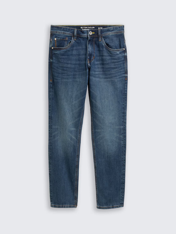 Męskie Spodnie Jeansowe Josh Regular Slim Mid Stone Wash Denim 1047978 10281