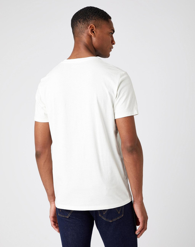 MĘSKI T-SHIRT WRANGLER RAINBOW OFF WHITE W7J9D3737 112141559