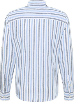 Męska Koszula Mustang Style Rawlins Blue Multi Bold Stripe 1016470 12745