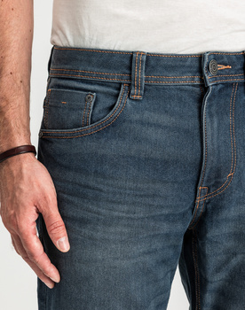 Męskie Spodnie Jeansowe Tom Tailor Marvin Mid Stone Wash Proste 1007858 10281