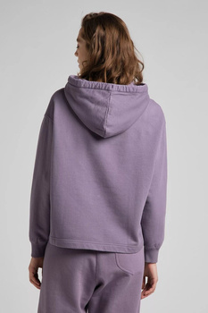 LEE LOOSE HOODIE DAMSKA BLUZA Z KAPTUREM WASHED PURPLE L53BTXTZ 112144101
