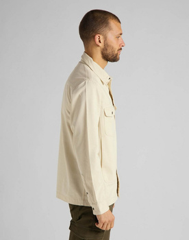 MĘSKA KOSZULA LEE MILITARY WORKER SHIRT REGULAR FIT BLEACHED SAND L66CTHOC 112116334