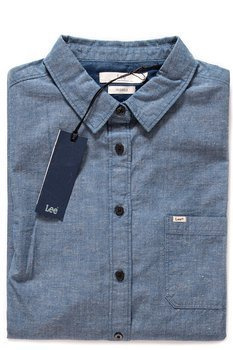 KOSZULA JEANSOWA DAMSKA LEE ONE POCKET SHIRT INDIGO L45QBMDK