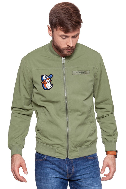 KURTKA WRANGLER JOHNY OLIVINE W4713VEFR 112128996