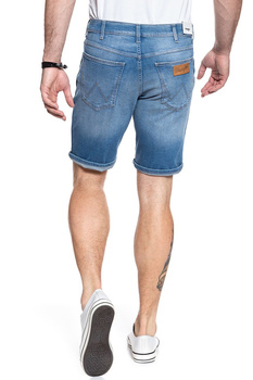 KRÓTKIE SPODENKI WRANGLER DENIM SHORT CHARGED BLUE W14CNW18W 112126612