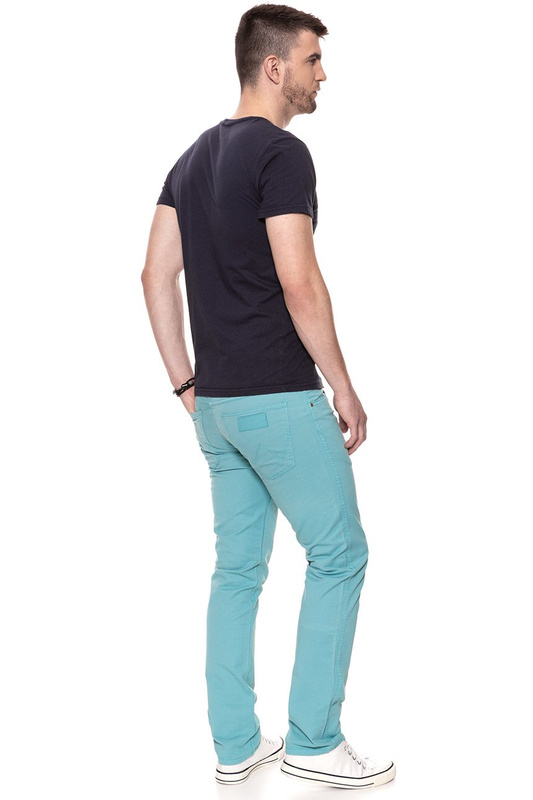 WRANGLER SPODNIE MĘSKIE GREENSBORO DUSTY TURQUOISE W15QRU25T 112127057
