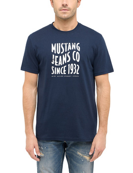 Męski T-Shirt Mustang Style Austin Dark Sapphire 1016272 4136