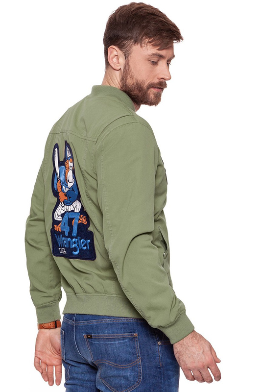KURTKA WRANGLER JOHNY OLIVINE W4713VEFR 112128996