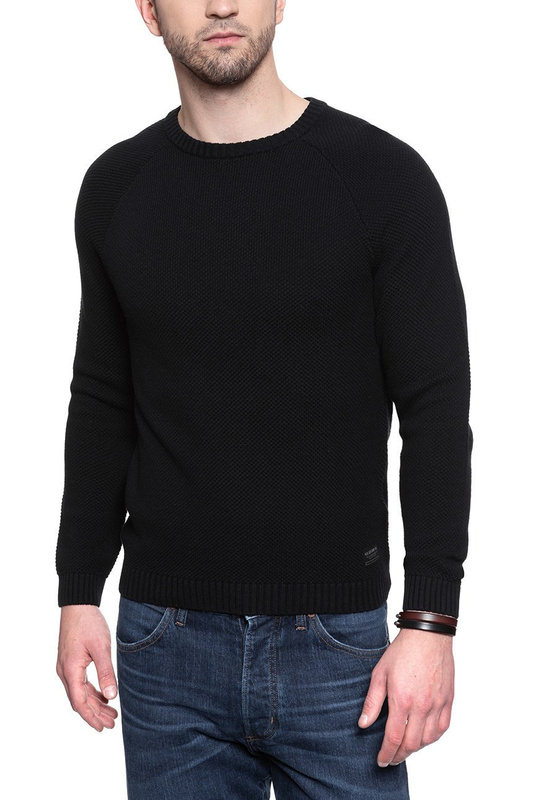 MĘSKI SWETER LEE RICE KNIT BLACK L83MOC01 112122399