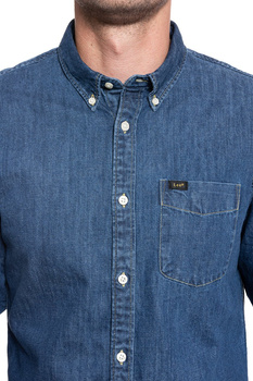 LEE LEE BUTTON DOWN DIPPED BLUE L880PLLA 112123377