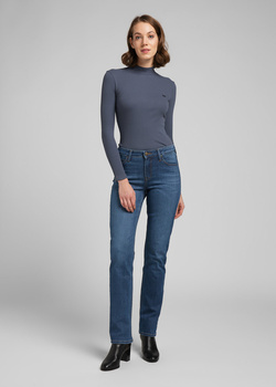 LEE MARION DAMSKIE SPODNIE JEANSOWE STRAIGHT MID WORN L301CGMZ 112319926