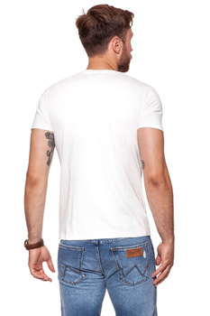 KOSZULKA WRANGLER SS EAGLE TEE OFFWHITE W7B74FK02 112131542