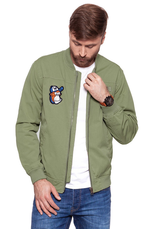 KURTKA WRANGLER JOHNY OLIVINE W4713VEFR 112128996