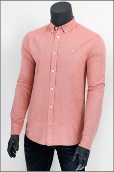 WRANGLER BUTTON DOWN SHIRT AURORA RED      $    