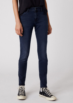 SPODNIE DAMSKIE WRANGLER SKINNY BLUE SKIES W28KLT36H 112128309