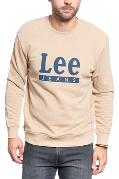 BLUZA MĘSKA LEE BASIC GRAPHIC CREW DUST BEIGE L80TJBLP 112121530