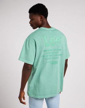 LEE MĘSKA KOSZULKA LEE LOOSE LOGO TEE INTUITION GREY 112349094