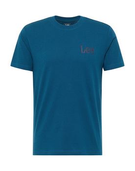 LEE MEDIUM WOBBLY TEE MĘSKA KOSZULKA T-SHIRT ROYAL TEA 112341712 LL04045025