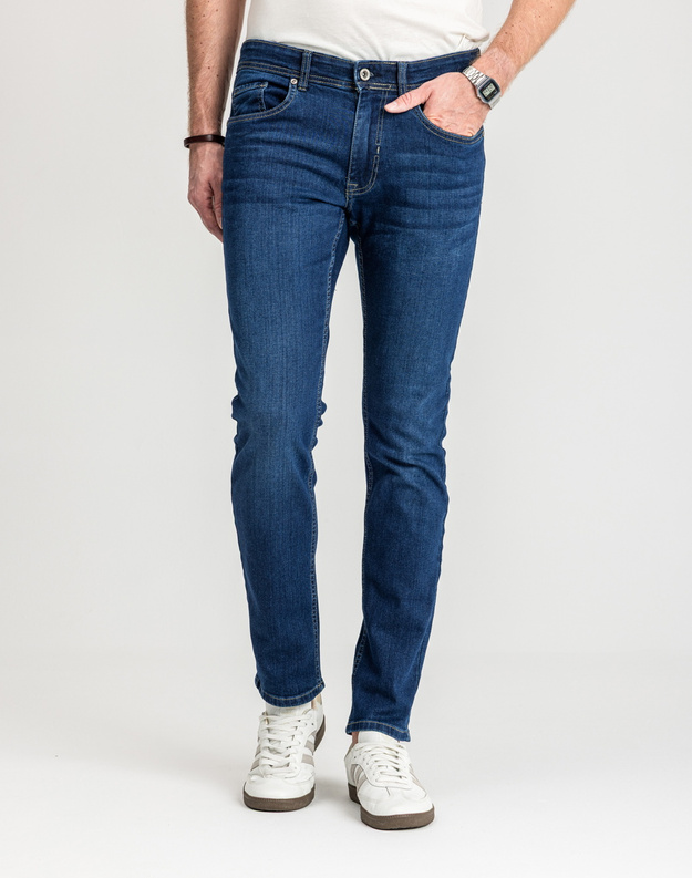 Męskie Spodnie Jeansowe Marcus Felix 2160 Jeans Nevada Blue 14-200243