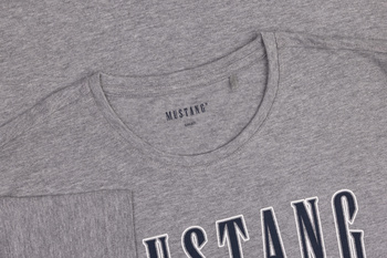 Męski T-Shirt Mustang Style Alex Mid Grey Mélange 1017336 4140