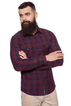 LEE WESTERN SHIRT TAWNY PORT L644CUDE