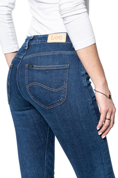 Lee Scarlett High DAMSKIE SPODNIE JEANSOWE Dark Vintage L626LYPH 112114270