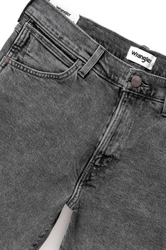 KRÓTKIE SPODENKI WRANGLER DENIM SHORT BLEACHED BLACK W14CRA24P 112126620