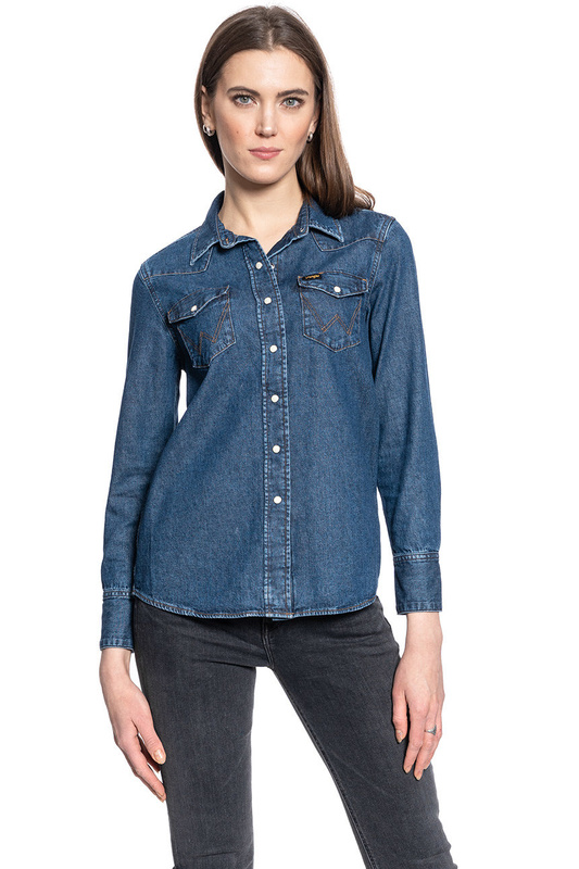 DAMSKA KOSZULA JEANSOWA WRANGLER GOOD TIMES 27WW W5WS1W19W 112130344