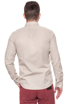 WRANGLER LS 1PKT BUTTON DOWN PLAZA TAUPE W5883S4U5 112129648