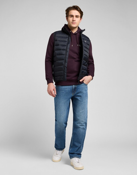 MESKA KURTKA LEE STAND COLLAR PUFFER VEST BLACK 112370535