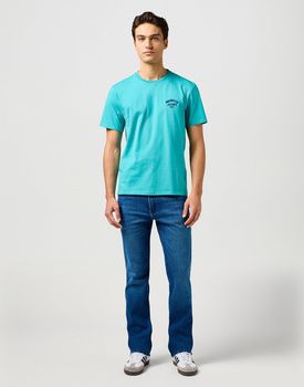 MESKA KOSZULKA WRANGLER SMALL LOGO TEE LATIGO BAY 112362813