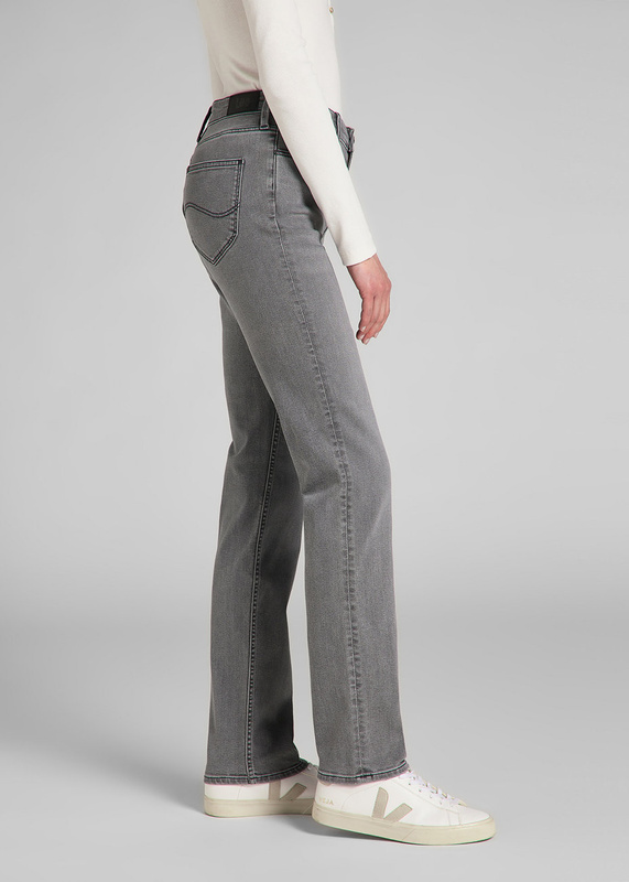 LEE MARION STRAIGHT DAMSKIE SPODNIE JEANSOWE GREY HOLLY L301PJSN 112139761