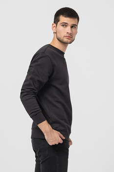 LEE WOBBLY SWS MĘSKA BLUZA LOGO WASHED BLACK L81MRYON 112321574