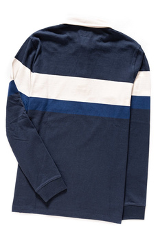 WRANGLER LS RUGBY POLO BLUE DEPTHS W7C22GSJY 112131654