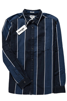 KOSZULA WRANGLER LS 1PKT SHIRT DARK NAVY W5760MZAE 112129439