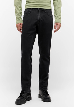 Męskie Spodnie Jeansowe Mustang Style Oregon Slim K Denim Black 1015546 4000 940