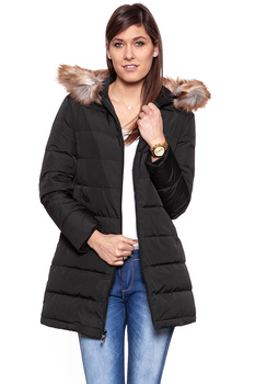 DAMSKA KURTKA ZIMOWA WRANGLER LONG PUFFER BLACK W4126VJ01 112128759