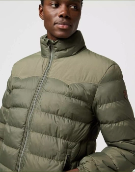 MESKA KURTKA WRANGLER PACKABLE PUFFER DUSTY OLIVE 112371449