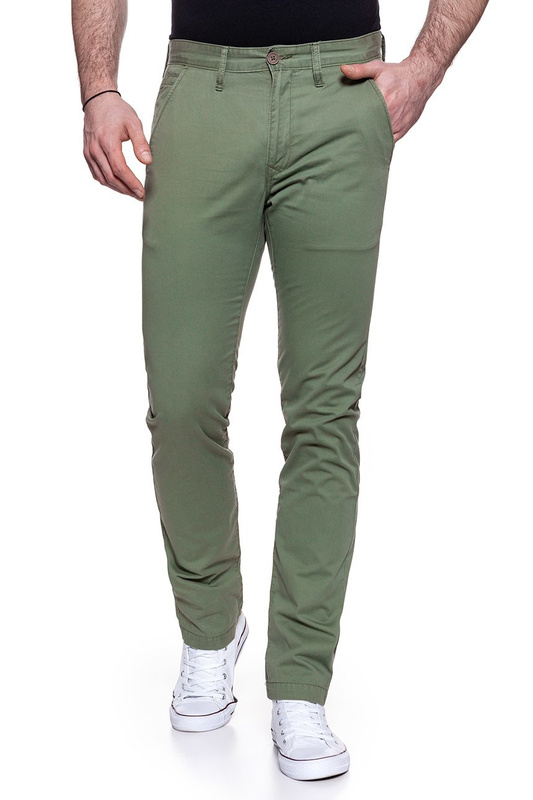 LEE SPODNIE MĘSKIE SLIM CHINO OLIVE GREEN L768FT33
