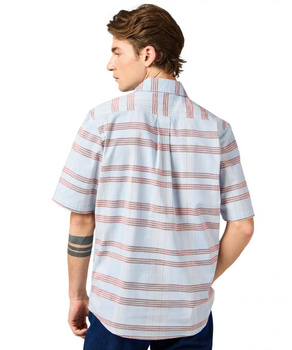MESKA KOSZULA WRANGLER SS 1 PKT SHIRT NIAGARA MIST 112362756