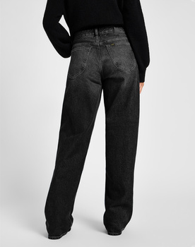 DAMSKIE SPODNIE LEE RIDER LOOSE CHARRED BLACK 112355210