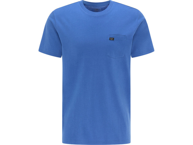 LEE POCKET TEE MĘSKI T-SHIRT KOSZULKA SUMMER BLUE L63JFQNJ 112115070