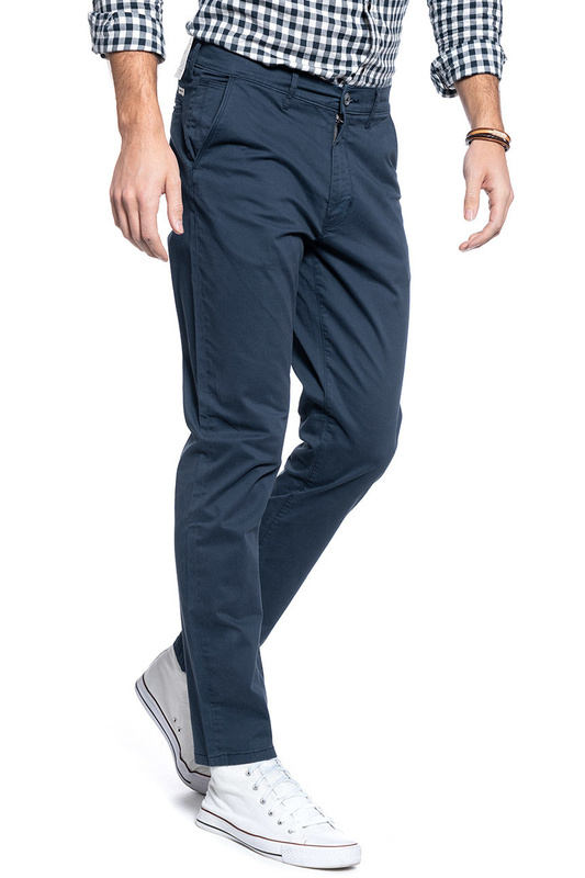 SPODNIE MĘSKIE WRANGLER CHINO NAVY W16LWA114 112127325