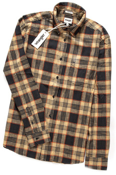KOSZULA MĘSKA WRANGLER LS 1PKT SHIRT FADED BLACK W5760OPV6 112129454