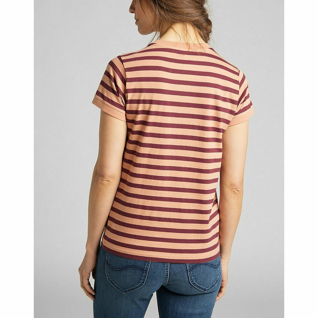 LEE STRIPE TEE DAMSKI T-SHIRT REDRUM L40XCIO