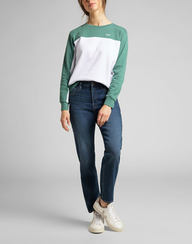 LEE COLOURBLOCK SWS DAMSKA BLUZA KLASYCZNA EVERGREEN L36QEJOT 112139962