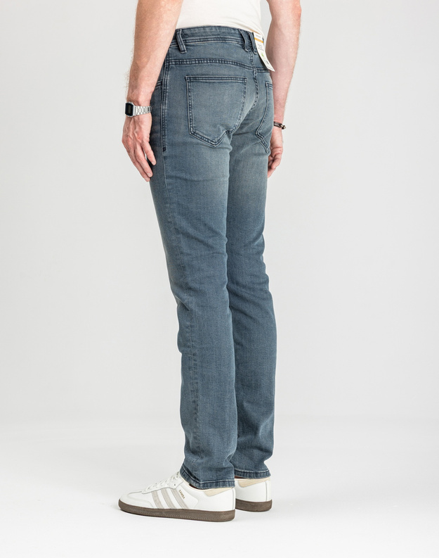 Męskie Spodnie Jeansowe Tom Tailor TTJOSH REGULAR mid stone blue grey denim 1048363 10162