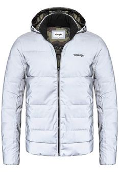 WRANGLER PUFFER JACKET REFLECTIVE GREY W4725X4VF 112129013